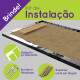 Kit 5 Quadros Decorativos Mosaico Carro Amarelo