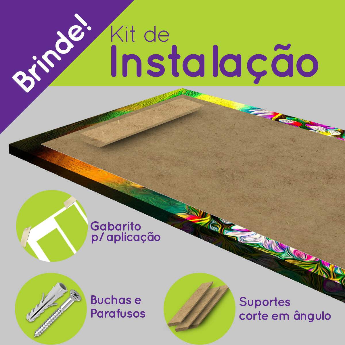 Kit 5 Quadros Decorativos Mosaico Pintura P�ssaros