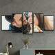 Kit 5 Quadros Decorativos Mosaico Personalizado com sua Foto
