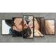 Kit 5 Quadros Decorativos Mosaico Personalizado com sua Foto