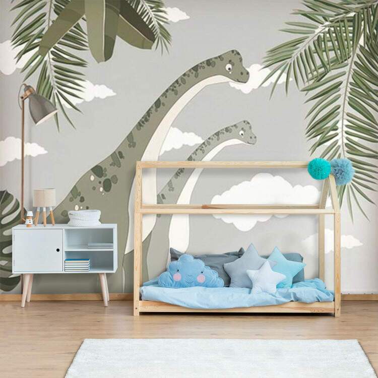Papel de Parede Infantil Menino Dinossauros Predadores MP