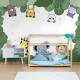 Papel de Parede Infantil com Animais da Floresta para Quarto de Menino Saf�ri 22 MP