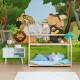Papel de Parede Infantil Menino Saf�ri Floresta Animais MP