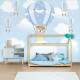 Papel de Parede Infantil Menino Ursinho e Bal�es Gracioso 27 MP
