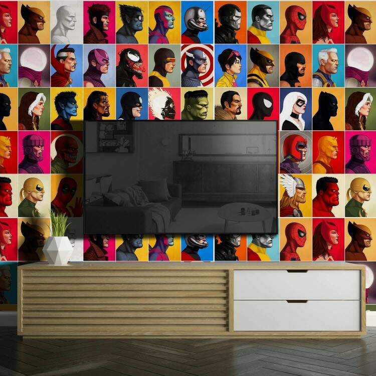 Papel de Parede Heris da Marvel MP