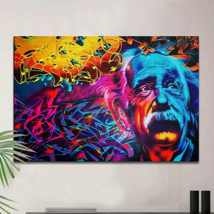 Quadro Decorativo Albert Einstein