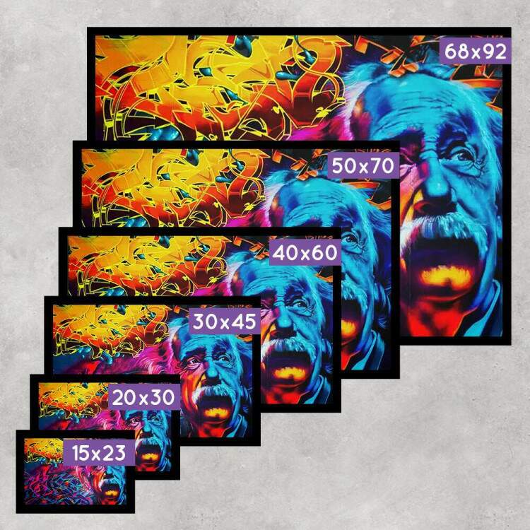 Quadro Decorativo Albert Einstein