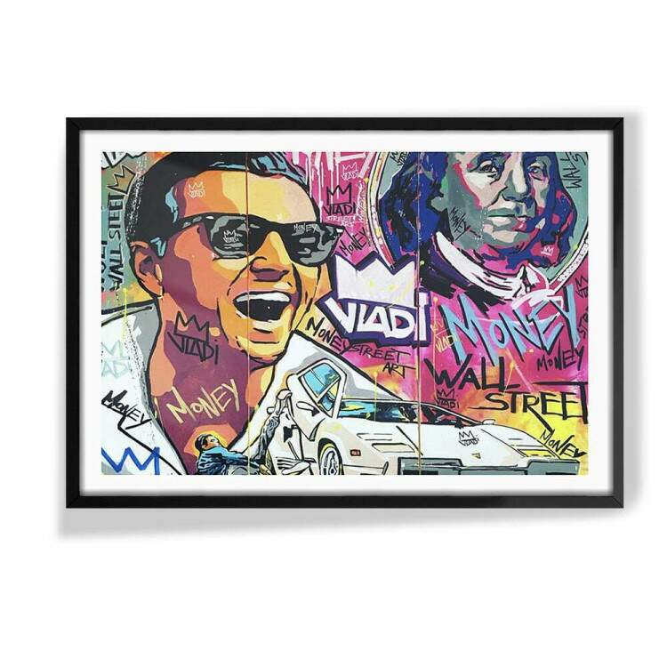 Quadro Decorativo O Lobo de Wall Street 02