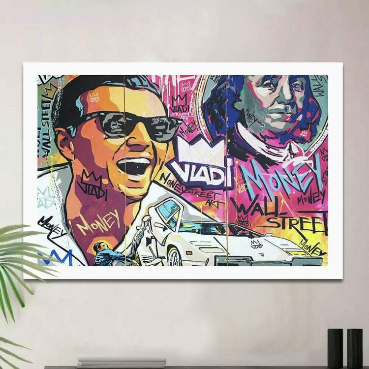 Quadro Decorativo O Lobo de Wall Street 02