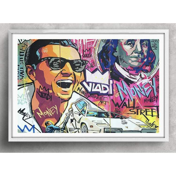 Quadro Decorativo O Lobo de Wall Street 02