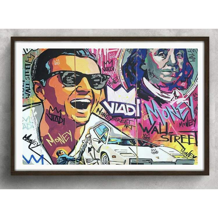 Quadro Decorativo O Lobo de Wall Street 02