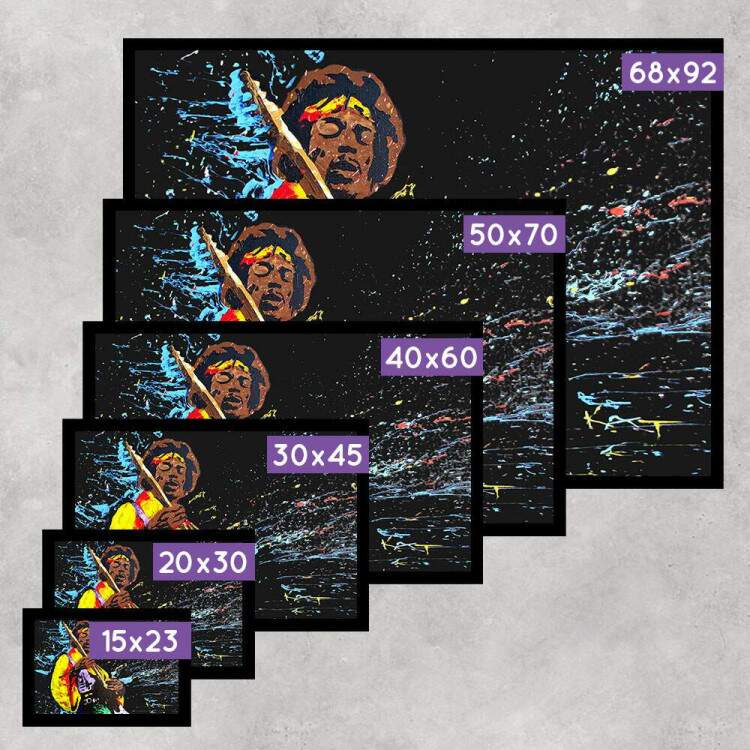 Quadro Decorativo Jimi Hendrix
