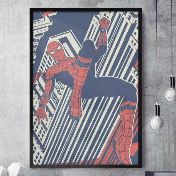 Quadro Decorativo Homem Aranha 01