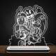 Lumin�ria de Led e Acr�lico Nintendo