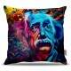 Almofada Decorativa Albert Einstein Grafite Colorido