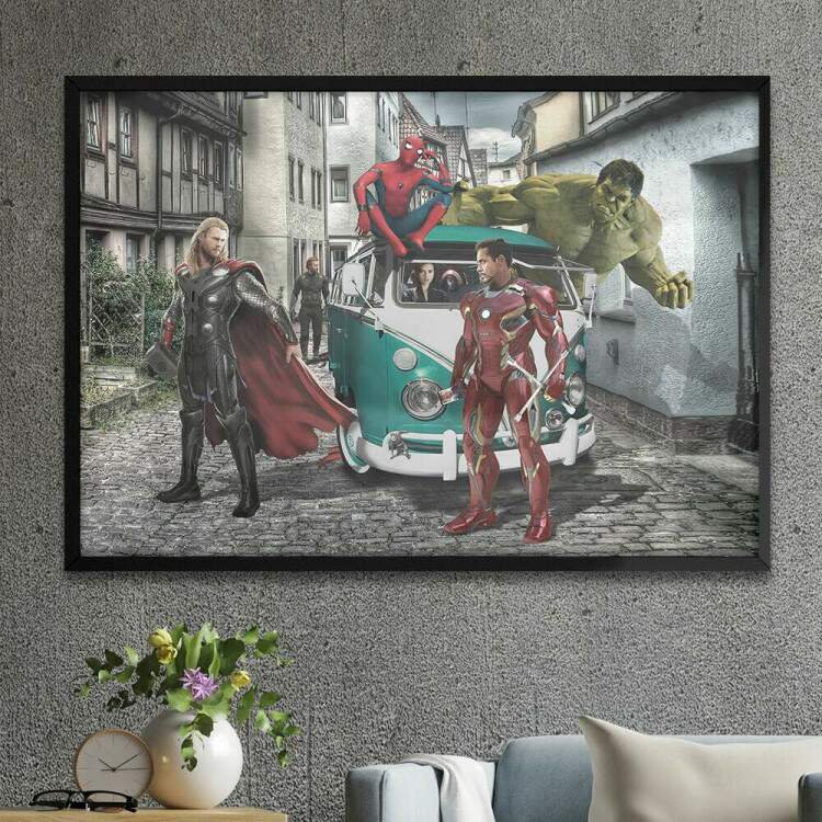 Quadro Decorativo Vingadores