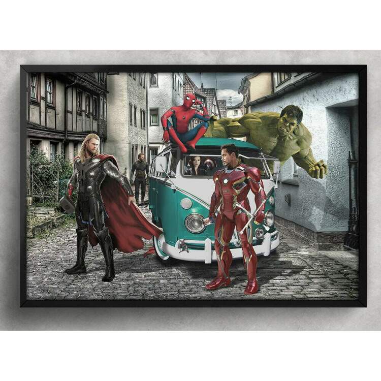 Quadro Decorativo Vingadores