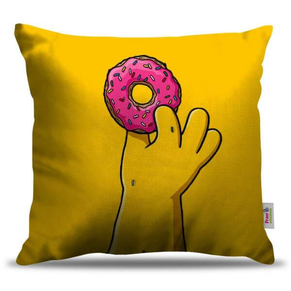 Almofada Decorativa Homer Simpson Rosquinha