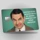 Adesivo Para Cart�o Mr. Bean Minha Pregui�a