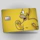 Adesivo Para Cart�o Homer Simpson Correndo