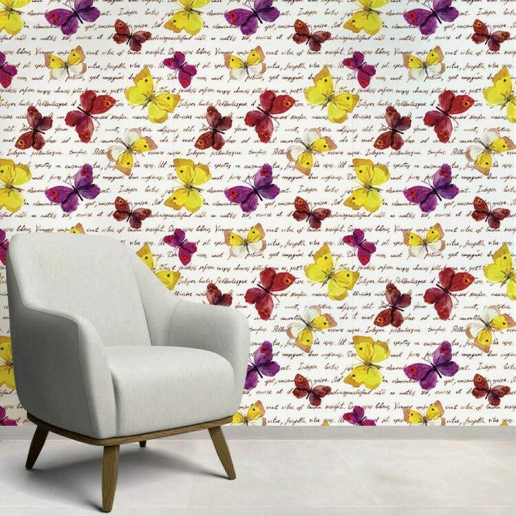 Papel de Parede Floral Mod 054