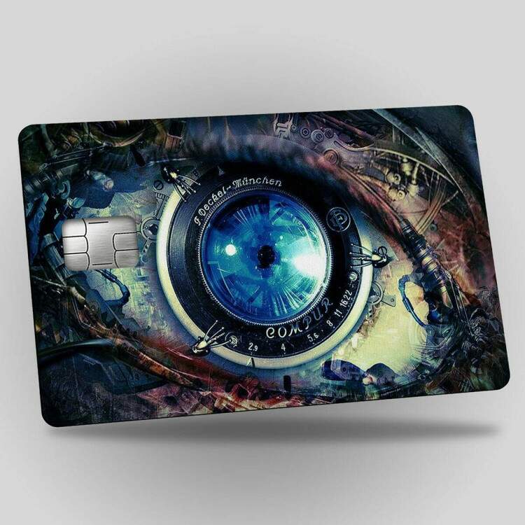 Adesivo Para Carto Olho Mecnico