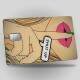 Adesivo Para Cart�o Shut Up