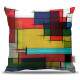 Almofada Decorativa Ret�ngulos Abstratos Coloridos