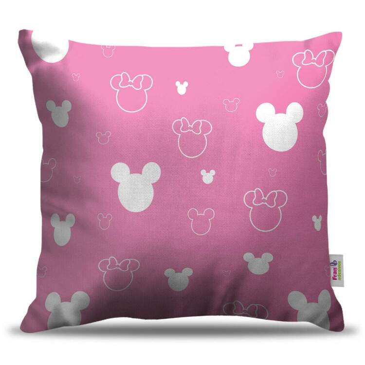 Almofada Decorativa Minnie Mouse Rosa