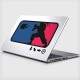 Adesivo Para Notebook Ryu Meia Lua