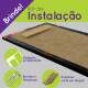 Kit Quadros Decorativos Mosaico Pintura Raposa