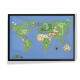 Quadro Decorativo Mapa-M�ndi Super Mario World