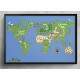 Quadro Decorativo Mapa-M�ndi Super Mario World