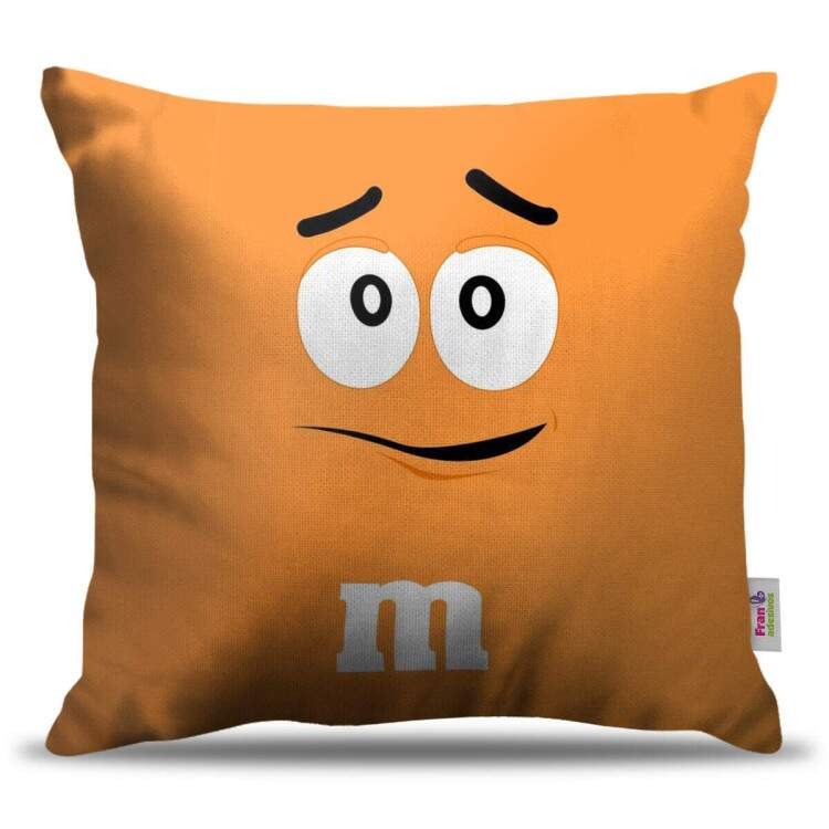 Almofada Decorativa M&M Laranja