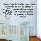 Adesivo de Parede Frase Santo anjo Mod. 2
