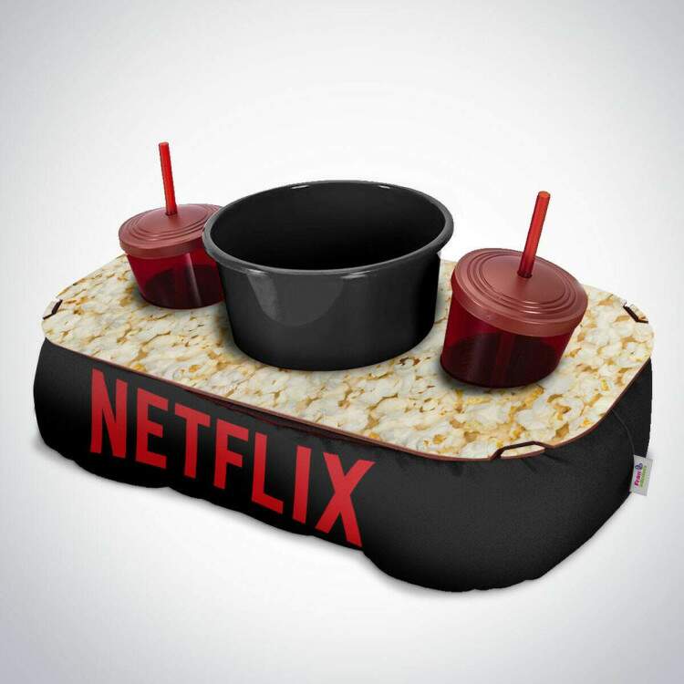 Kit Almofada Porta Pipoca Netflix