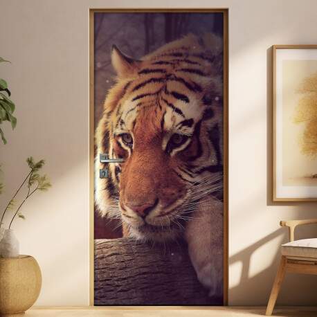 Adesivo Tigre Deitado
