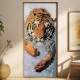 Adesivo para Porta Tigre Na �gua