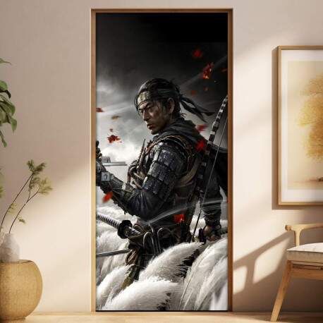 Adesivo para Porta Ghost of Tsushima