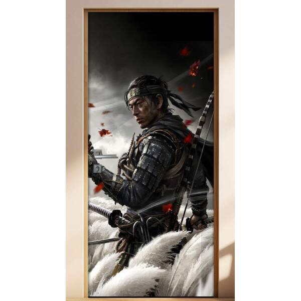 Adesivo para Porta Ghost of Tsushima