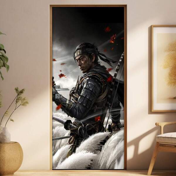 Adesivo para Porta Ghost of Tsushima