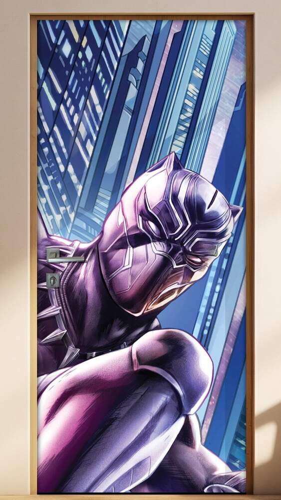 Adesivo para Porta Pantera Negra