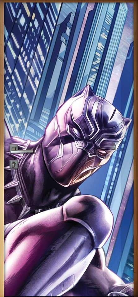 Adesivo para Porta Pantera Negra