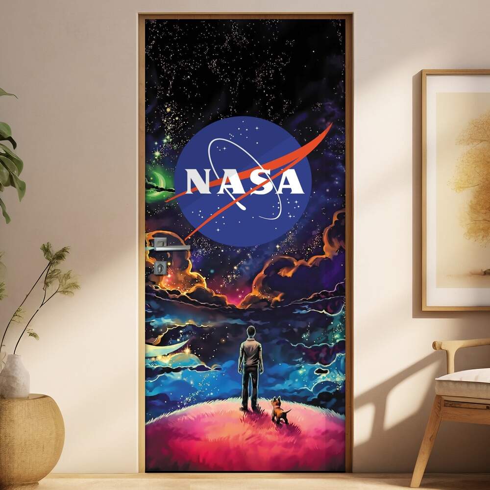 Adesivo para Porta Nasa Universo