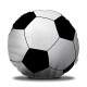 Almofada Decorativa Redonda Bola de Futebol