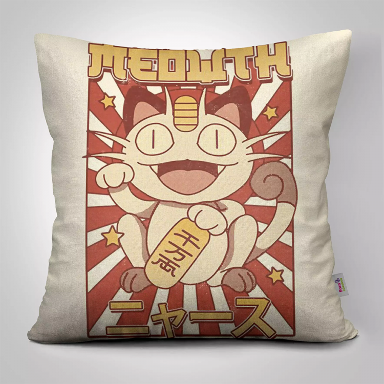 Almofada Decorativa Pokmon Gato