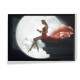 Quadro Decorativo Gigante Lua e Mulher