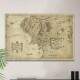 Quadro Decorativo Terra Mapa