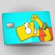 Adesivo Para Cart�o Bart Com Dinheiro