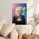 Placa Decorativa Albert Einstein Gal�xia